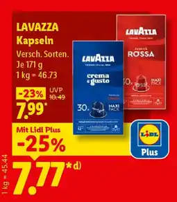 Lidl LAVAZZA Kapseln Angebot