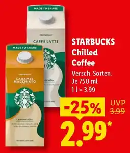 Lidl STARBUCKS Chilled Coffee Angebot