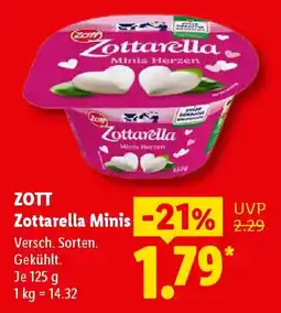 Lidl ZOTT Zottarella Minis Angebot