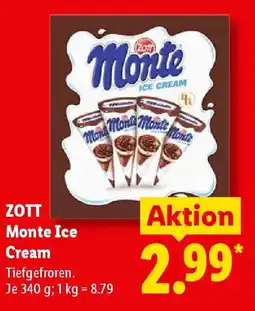 Lidl ZOTT Monte Ice Cream Angebot