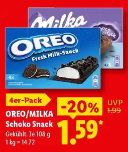 Lidl OREO/MILKA Schoko Snack Angebot