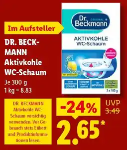 Lidl DR. BECKMANN Aktivkohle WC Schaum Angebot