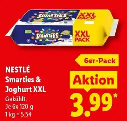 Lidl NESTLÉ Smarties & Joghurt XXL Angebot