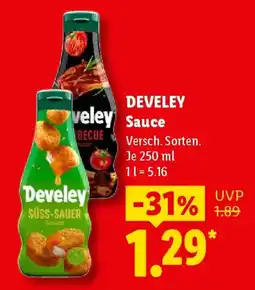 Lidl DEVELEY Sauce Angebot