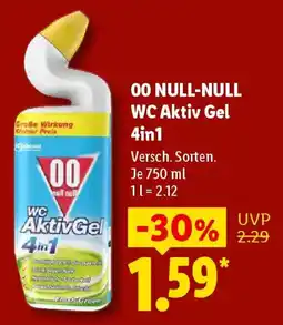 Lidl 00 NULL-NULL WC Aktiv Gel 4in1 Angebot