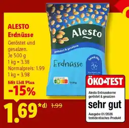 Lidl ALESTO Erdnüsse Angebot
