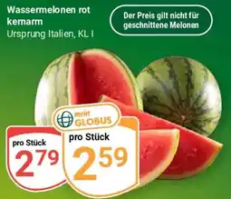 Globus Wassermelonen rot kernarm Angebot