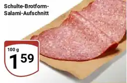 Globus Schulte-Brotform Salami-Aufschnitt Angebot