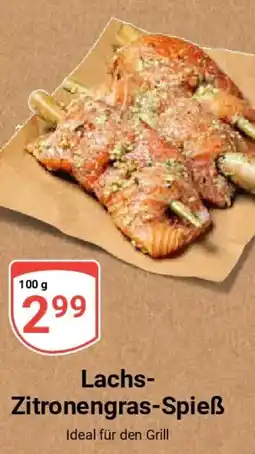 Globus Lachs Zitronengras-Spieß Angebot