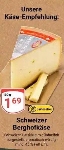Globus Schweizer Berghofkäse Angebot