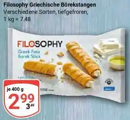 Globus Filosophy Griechische Börekstangen Angebot