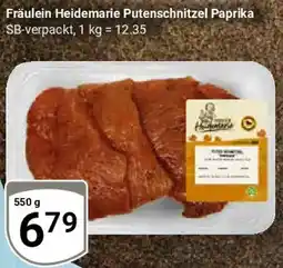 Globus Fräulein Heidemarie Putenschnitzel Paprika Angebot