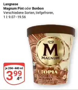Globus Langnese Magnum Pint oder Bonbon Angebot