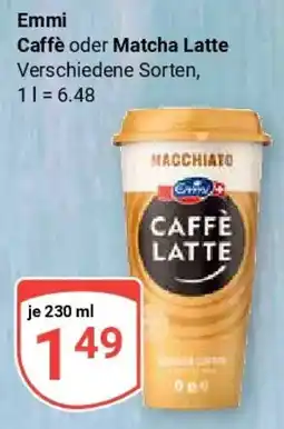 Globus Emmi Caffè oder Matcha Latte Angebot