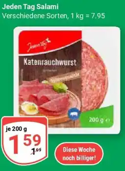 Globus Jeden Tag Salami Angebot