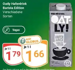 Globus Oatly Haferdrink Barista Edition Angebot