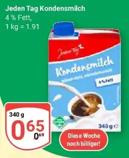 Globus Jeden Tag Kondensmilch Angebot