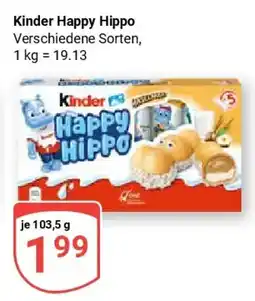 Globus Kinder Happy Hippo Angebot