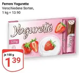 Globus Ferrero Yogurette Angebot