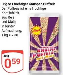 Globus Frigeo Fruchtiger Knusper-Puffreis Angebot