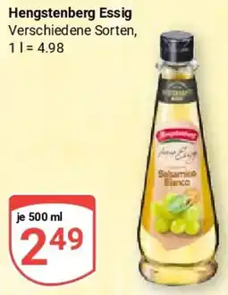 Globus Hengstenberg Essig Angebot