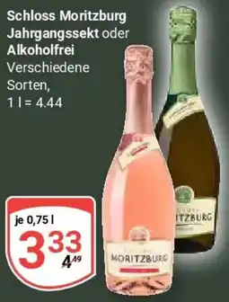 Globus Schloss Moritzburg Jahrgangssekt oder Alkoholfrei Angebot