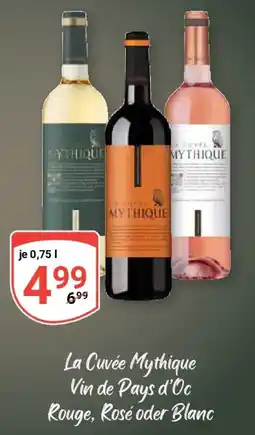 Globus La Cuvée Mythique Vin de Pays d'Oc Rouge, Rosé oder Blanc Angebot