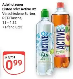 Globus Adelholzener Eistee oder Active 02 Angebot