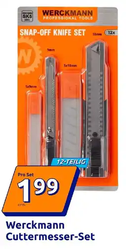 Action Werckmann Cuttermesser-Set Angebot