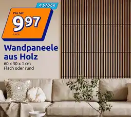 Action Wandpaneele aus Holz Angebot