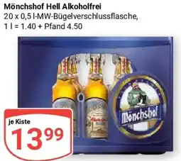 Globus Mönchshof Hell Alkoholfrei Angebot