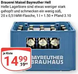 Globus Brauerei Maisel Bayreuther Hell Angebot