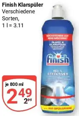 Globus Finish Klarspüler Angebot