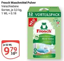 Globus Frosch Waschmittel Pulver Angebot