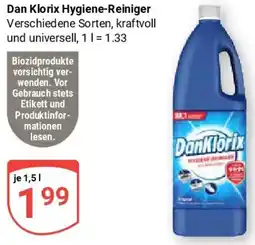 Globus Dan Klorix Hygiene-Reiniger Angebot