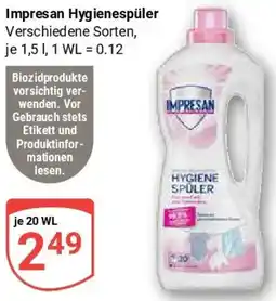Globus Impresan Hygienespüler Angebot
