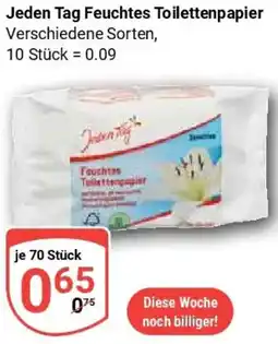 Globus Jeden Tag Feuchtes Toilettenpapier Angebot
