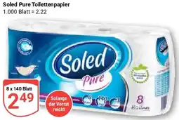 Globus Soled Pure Toilettenpapier Angebot