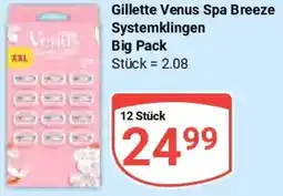 Globus Gillette Venus Spa Breeze Systemklingen Big Pack Angebot