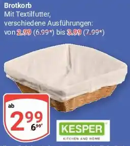 Globus KESPER Brotkorb Angebot