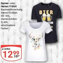 Globus Damen- oder Herren-T-Shirt Angebot