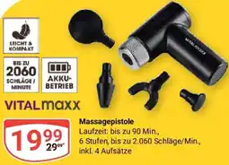 Globus Vitalmaxx Massagepistole Angebot