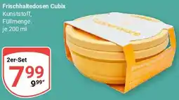 Globus Tupperware Frischhaltedosen Cubix Angebot