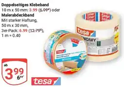 Globus Tesa Doppelseitiges Klebeband oder Malerabdeckband Angebot