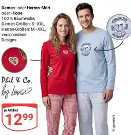 Globus Damen- oder Herren-Shirt oder Hose Angebot