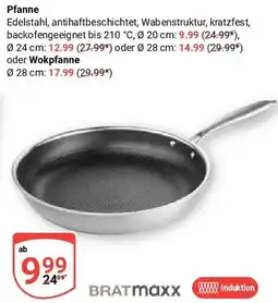 Globus BRATMAXX Pfanne oder Wokpfanne Angebot