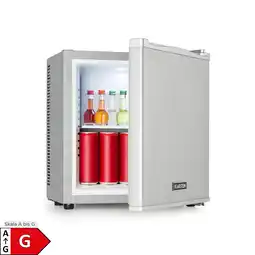 Netto Marken-Discount Secret Cool Mini-Kühlschrank Mini-Bar 13l 22dB 2 Etagen Silber Angebot