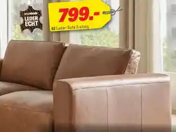 Höffner Leder-Sofa 2-sitzig Angebot