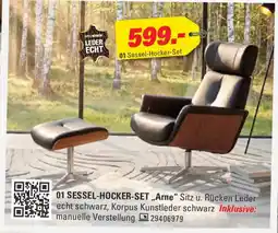 Höffner Sessel-Hocker-Set Angebot