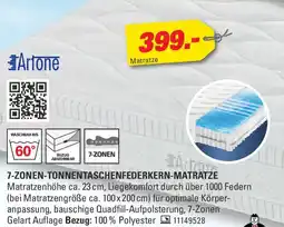 Höffner Artone 7-zonen-tonnentaschenfederkern-matratze Angebot